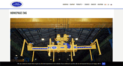 Desktop Screenshot of craneengineering.it