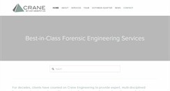 Desktop Screenshot of craneengineering.com